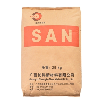 AS 樹脂 (SAN) 식품 및 화장품 용기용 고 흐름 주사형 플라스틱 입자 원료