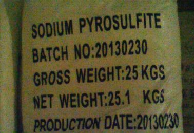 보존력이 있는 나트륨 Metabisulphite, SMBS 나트륨 Metabisulphite 산화를 억제하는 NA2SO5